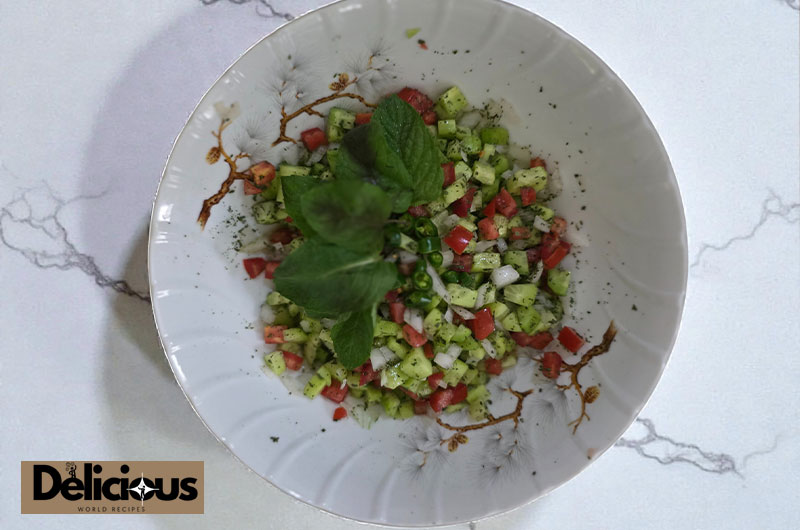 🥒 Ingredients  (salad shirazi)